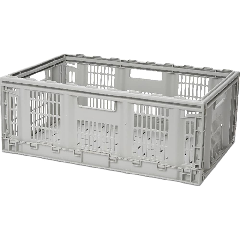 Ladita pliabila FORM, 59.7 x 39.8 x 22.9 cm, 46 l, polipropilena, gri 