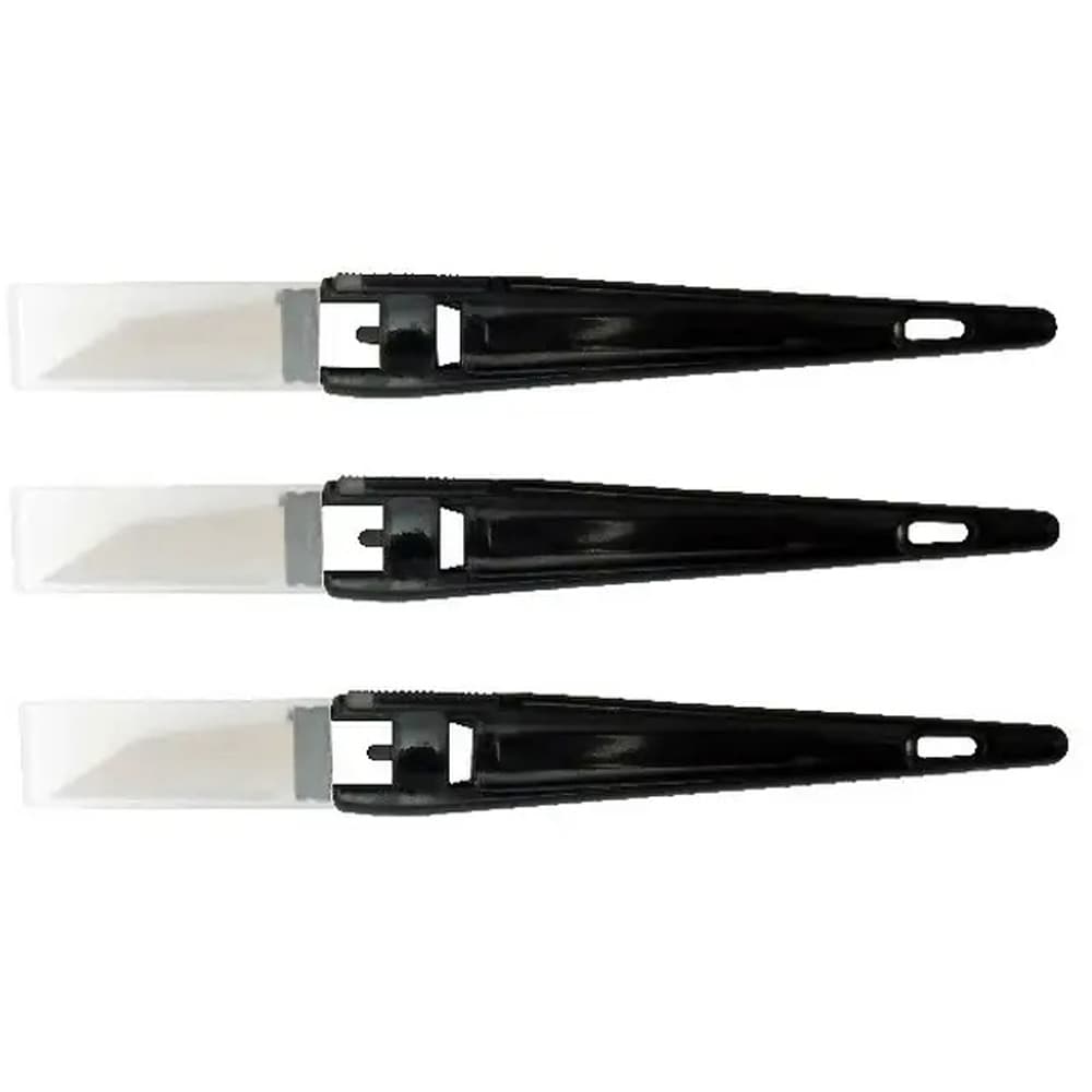Set 3 cuttere cu lama fixa, 10 x 0.45 mm