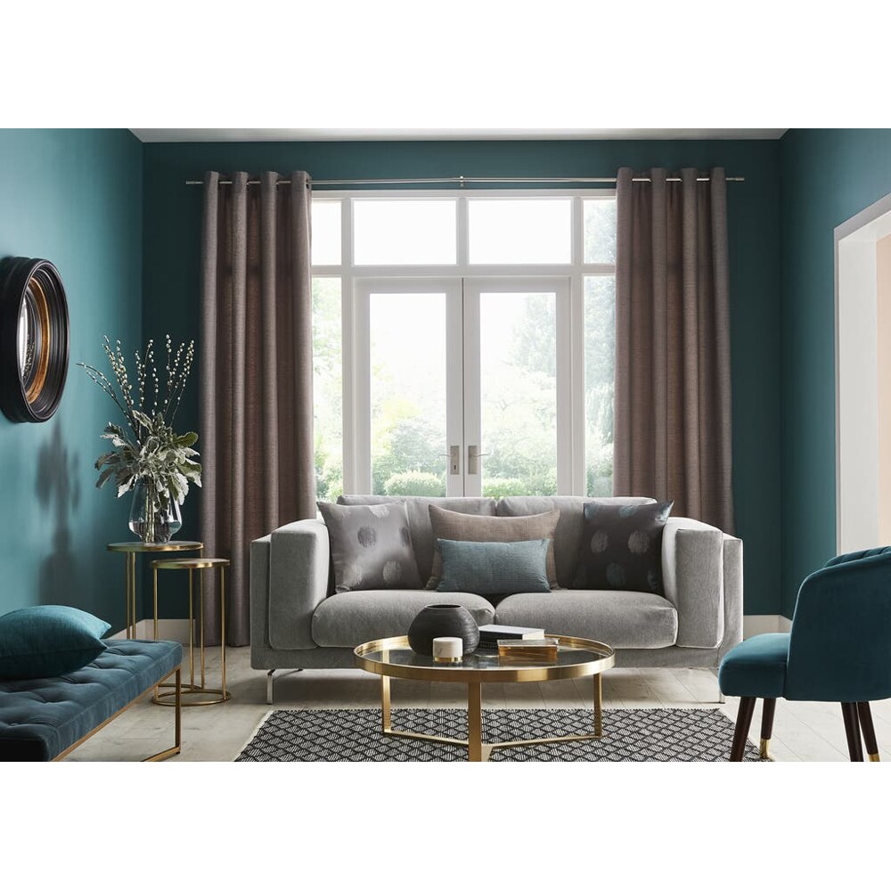 Draperie GOODHOME Digga, 140 x 260 cm, gri