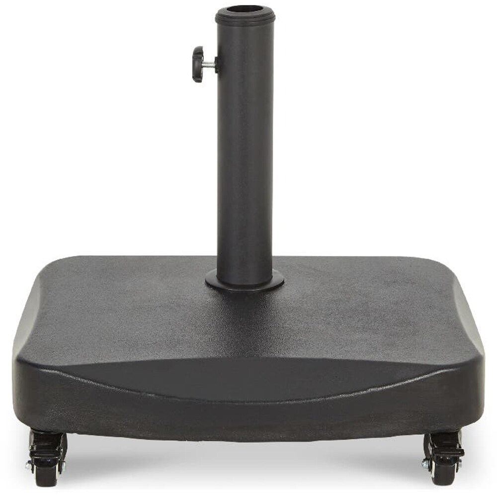 Suport umbrela Sharki, ciment, 47.5 x 41 cm, negru