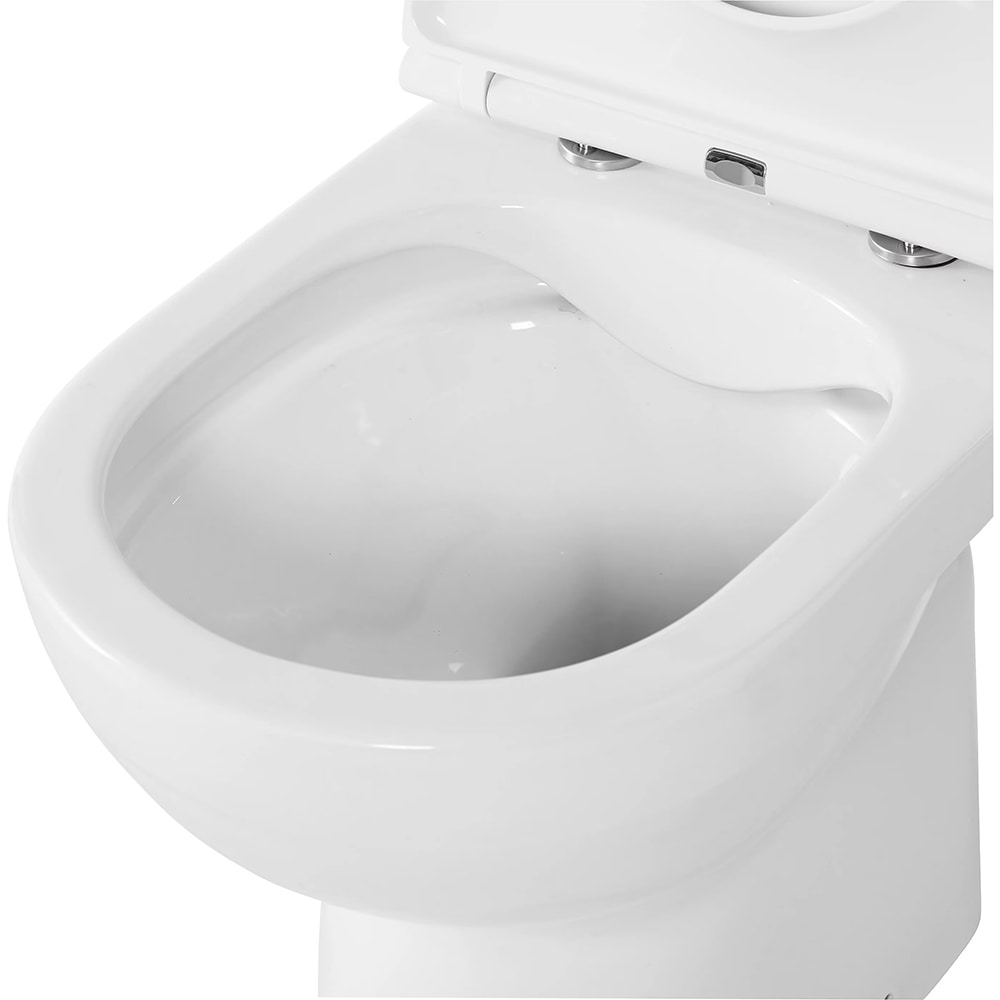 Set vas WC GOODHOME Cavally, portelan, rezervor 3/6 l, baterie lavoar, capac duroplast, alb