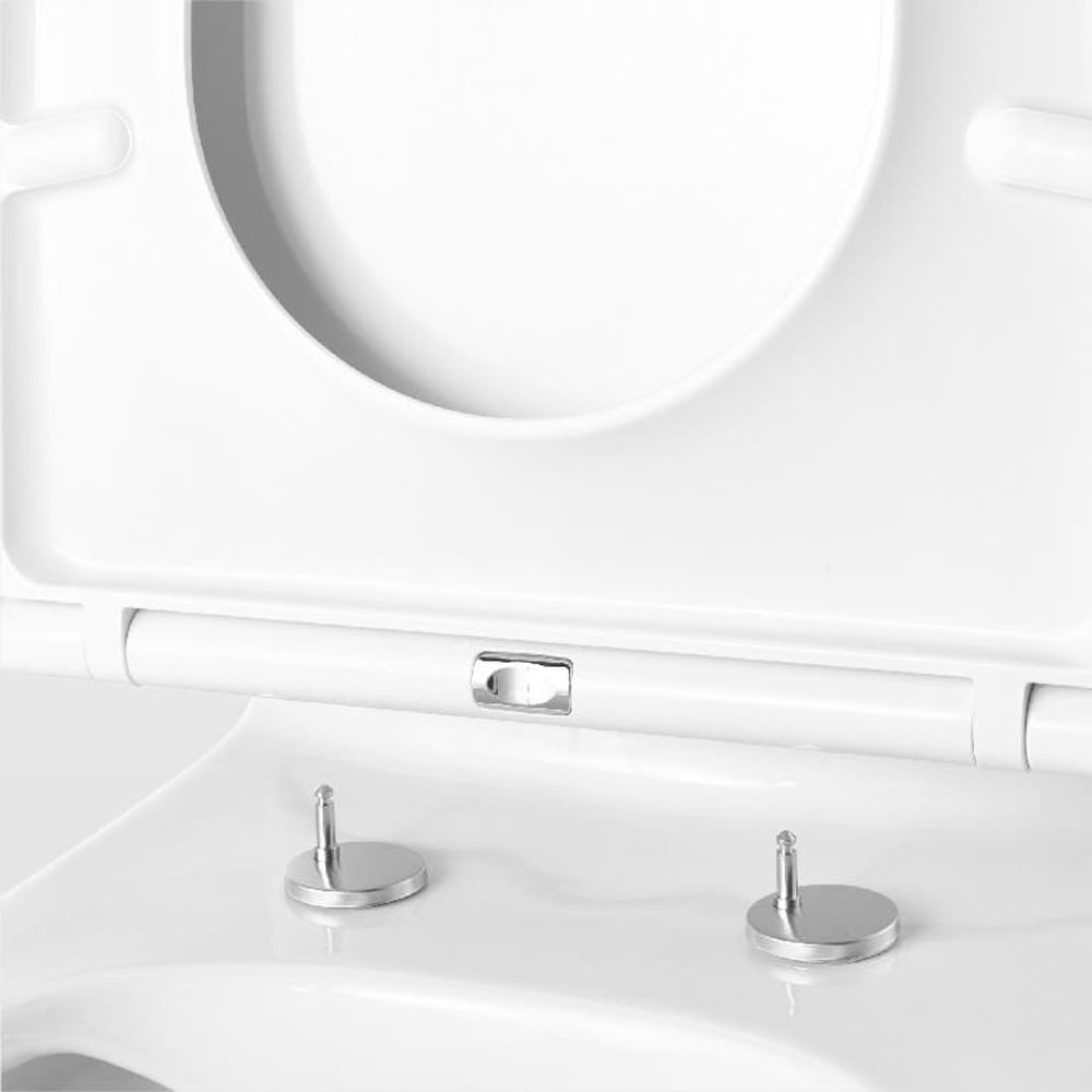 Set vas WC si rezervor GOODHOME Cavally, montare pe pardoseala, portelan, 3/6 l, alb