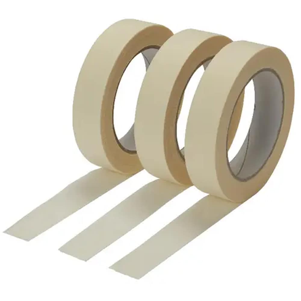 Set banda mascare DIALL 100594864, 24 mm x 50 m, 3 buc, bej