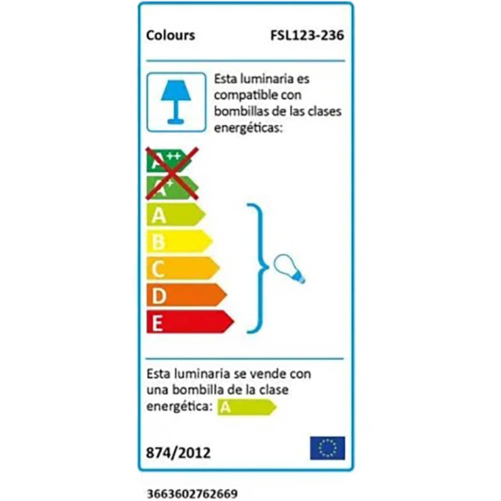 Plafoniera liniara neon COLOURS Kensa, T8, 123.8 cm, 2 x 36W, 3350lm, 4000K, IP20, alb