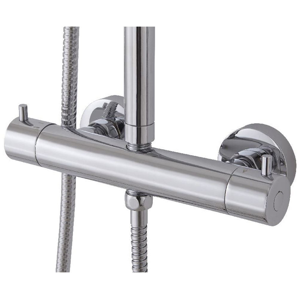 Sistem dus COOKE & LEWIS Solani, termostat, 3 functii, crom