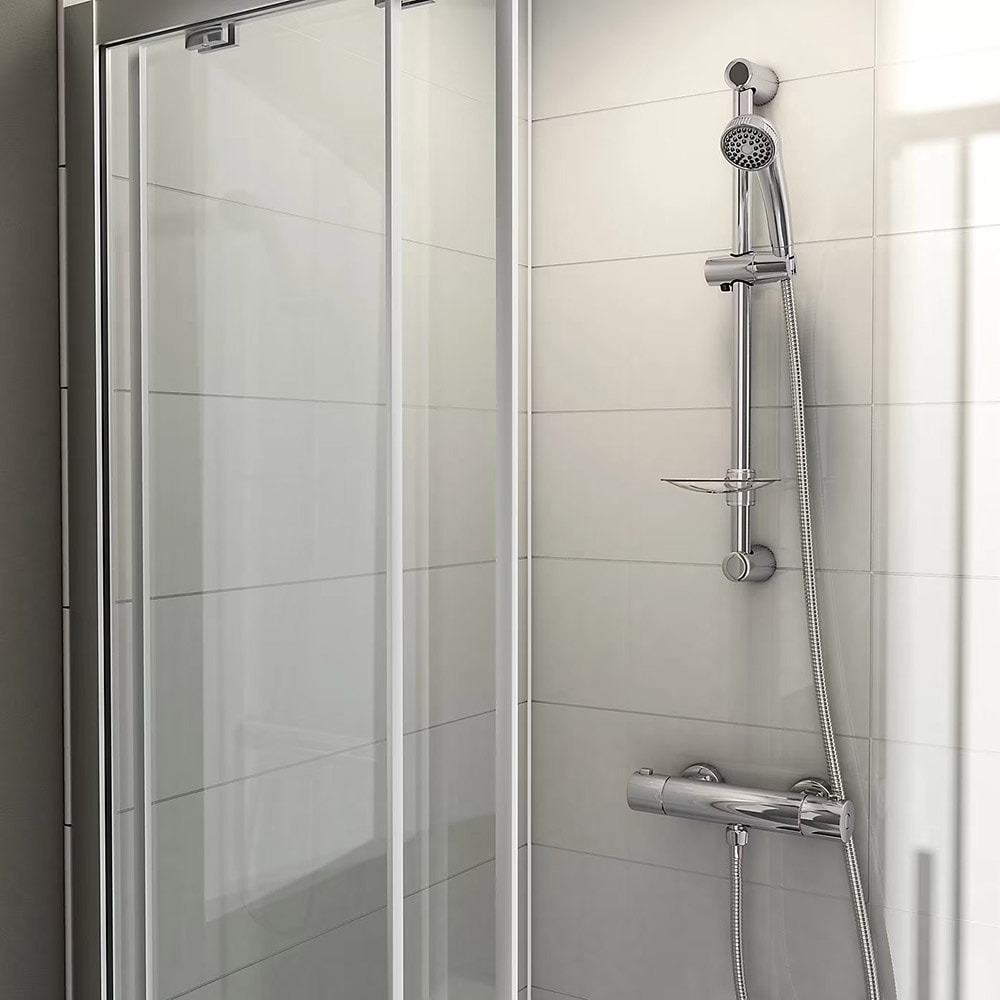 Set dus COOKE & LEWIS Imani, termostat, 1 functie, crom