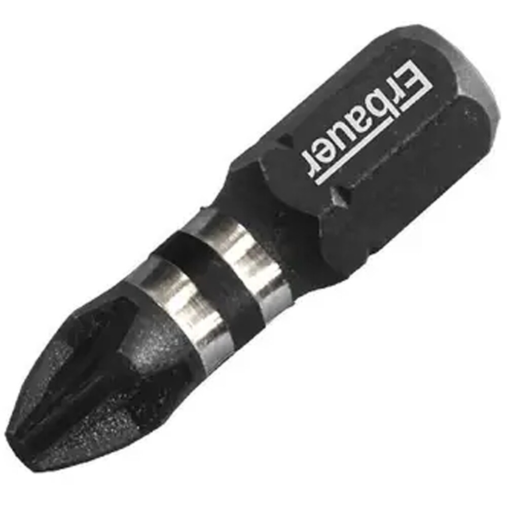 Biti hexagonali ERBAUER, PZ1, 25mm, 3buc, negru