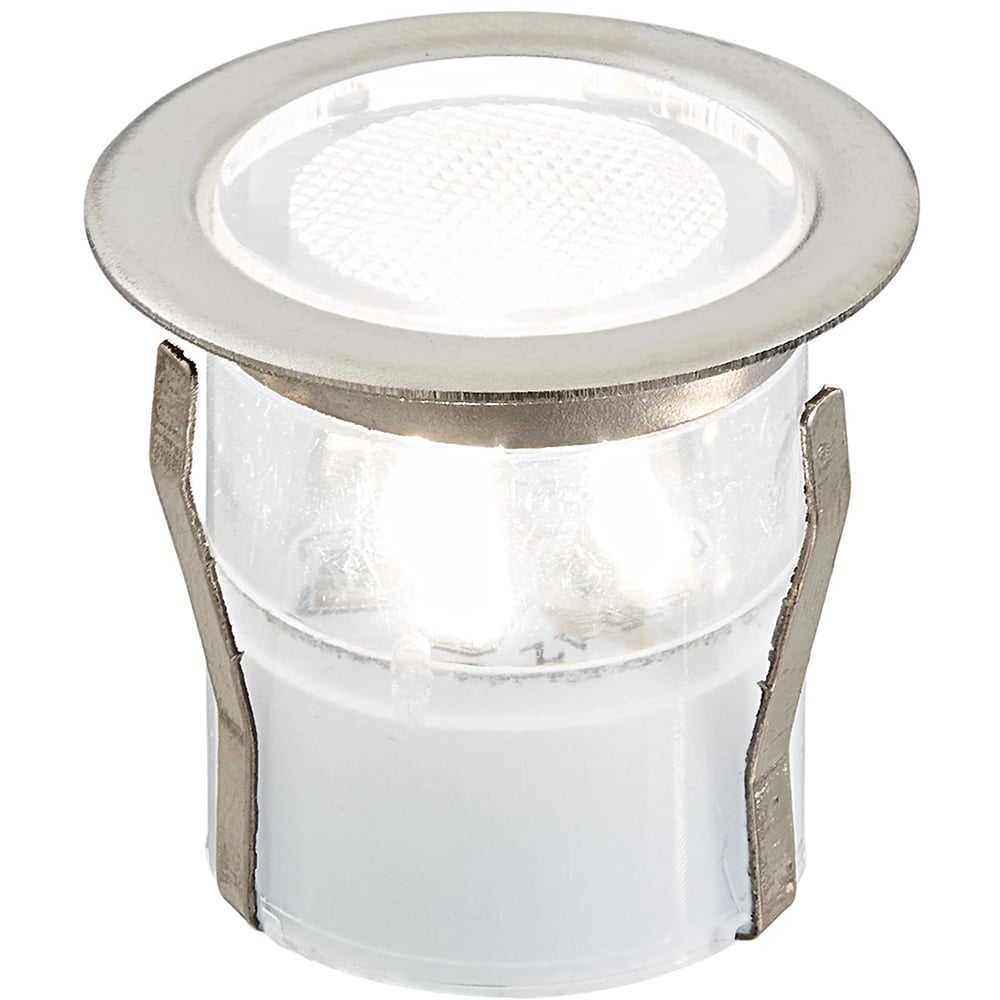 Spot LED incastrat BLOOMA Coldstrip, 10 x 0.2W, 360lm, IP67, argintiu
