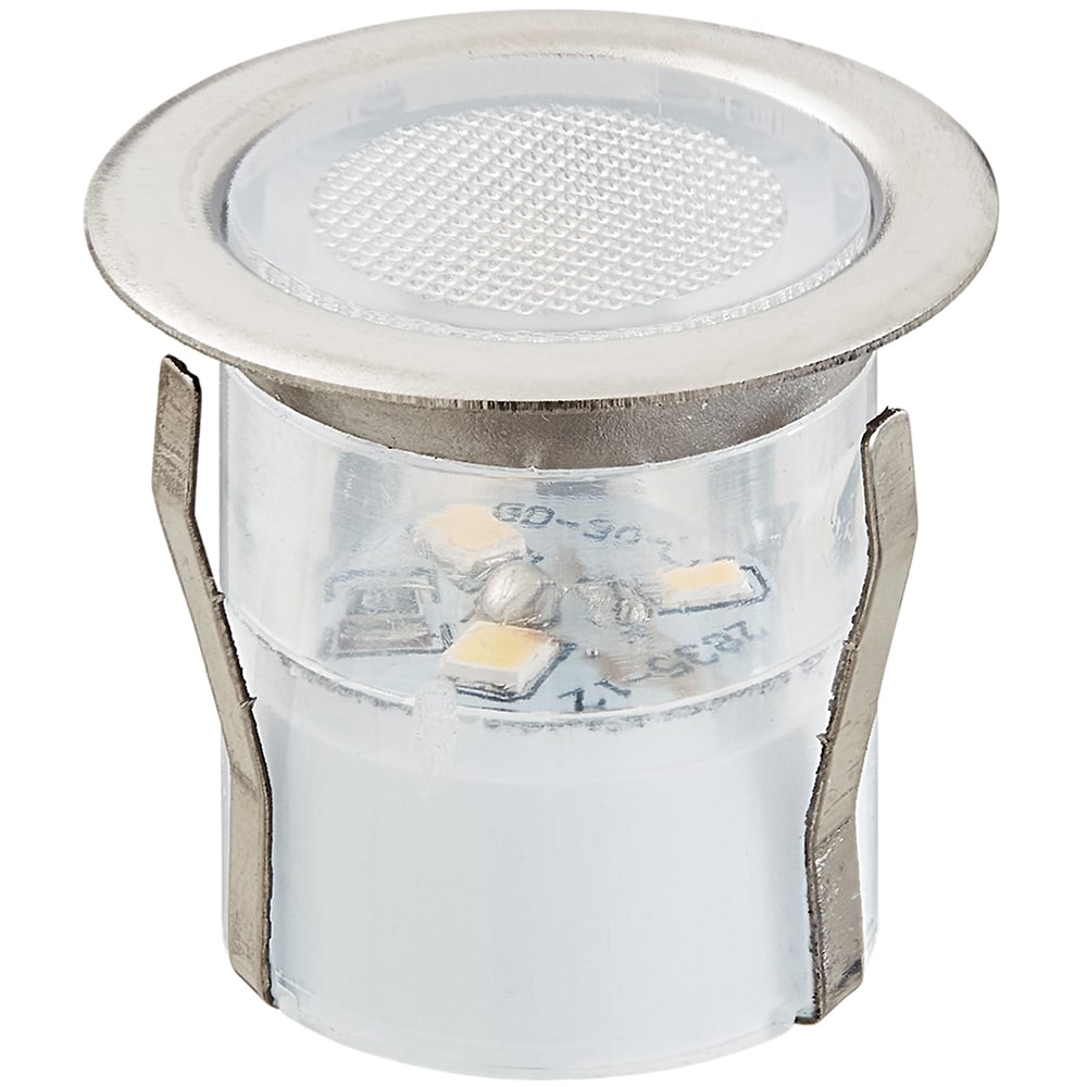 Spot LED incastrat BLOOMA Coldstrip, 10 x 0.2W, 360lm, IP67, argintiu