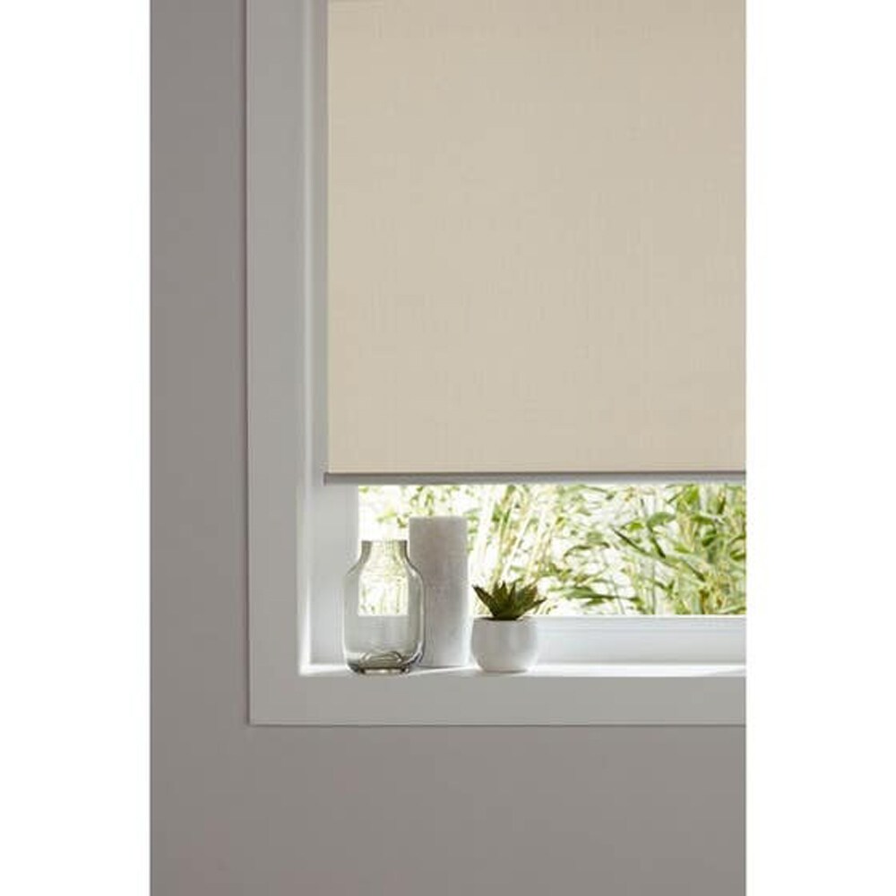 Rulou interior Colours, poliester, crem, actionare manuala, 90x180 cm