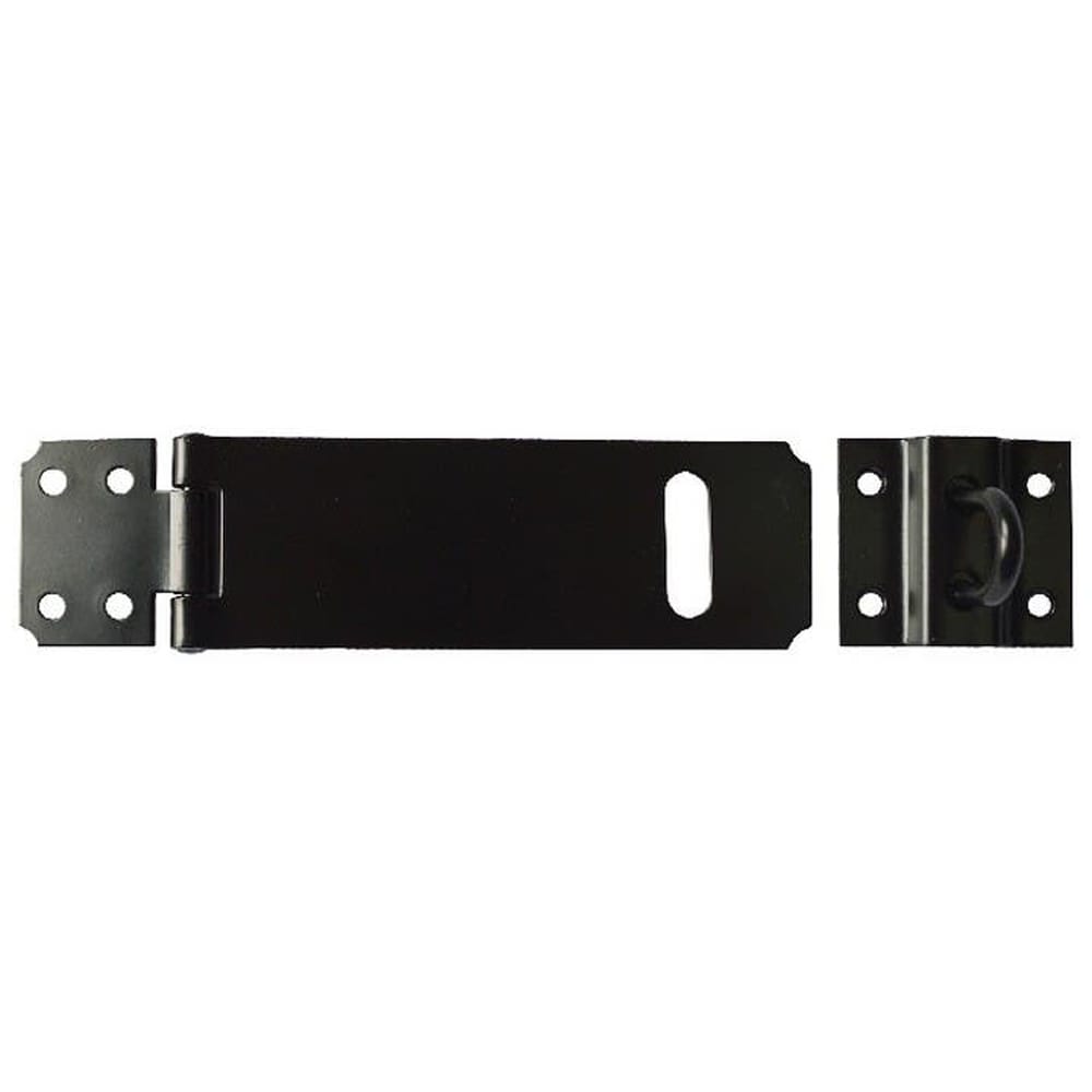 Incuietoare si balama pentru exterior SMITH AND LOCKE, metal, 90 x 38 mm, 41 x 38 x 12 mm, negru