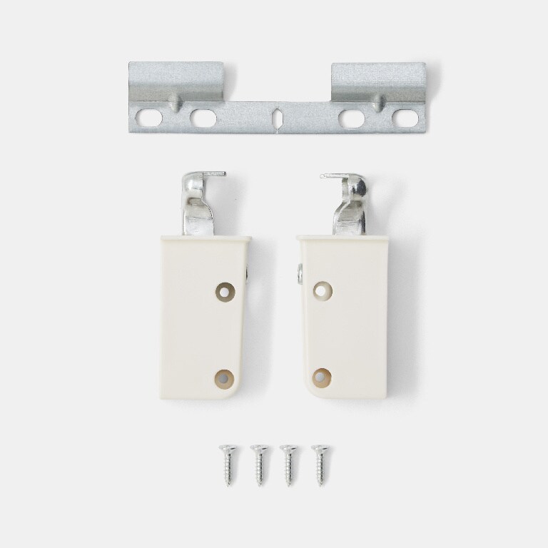 Kit suport de perete, ABS, 17.5 x 22 x 16 cm, alb