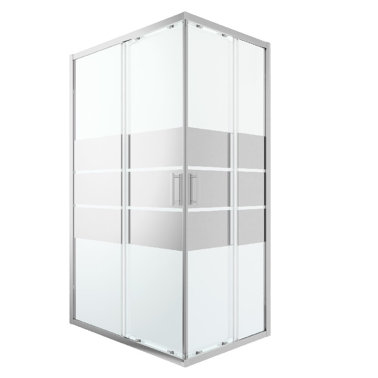Cabina dus simpla, joasa, dreptunghiulara, 120 x 80 x 195 cm  GoodHome Beloya