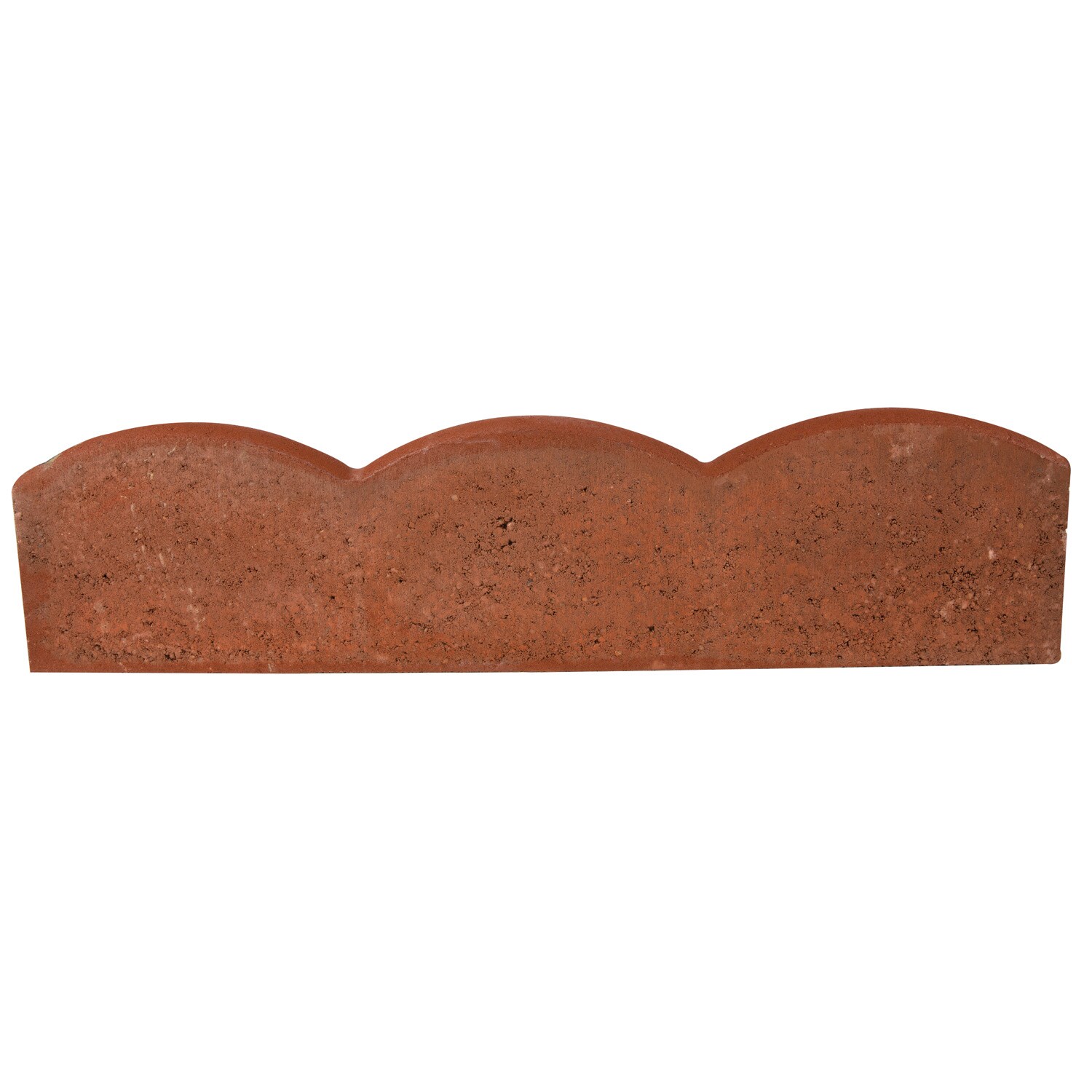 Bordura Arcade 3, 100 x 5 x 25 cm, beton, rosu