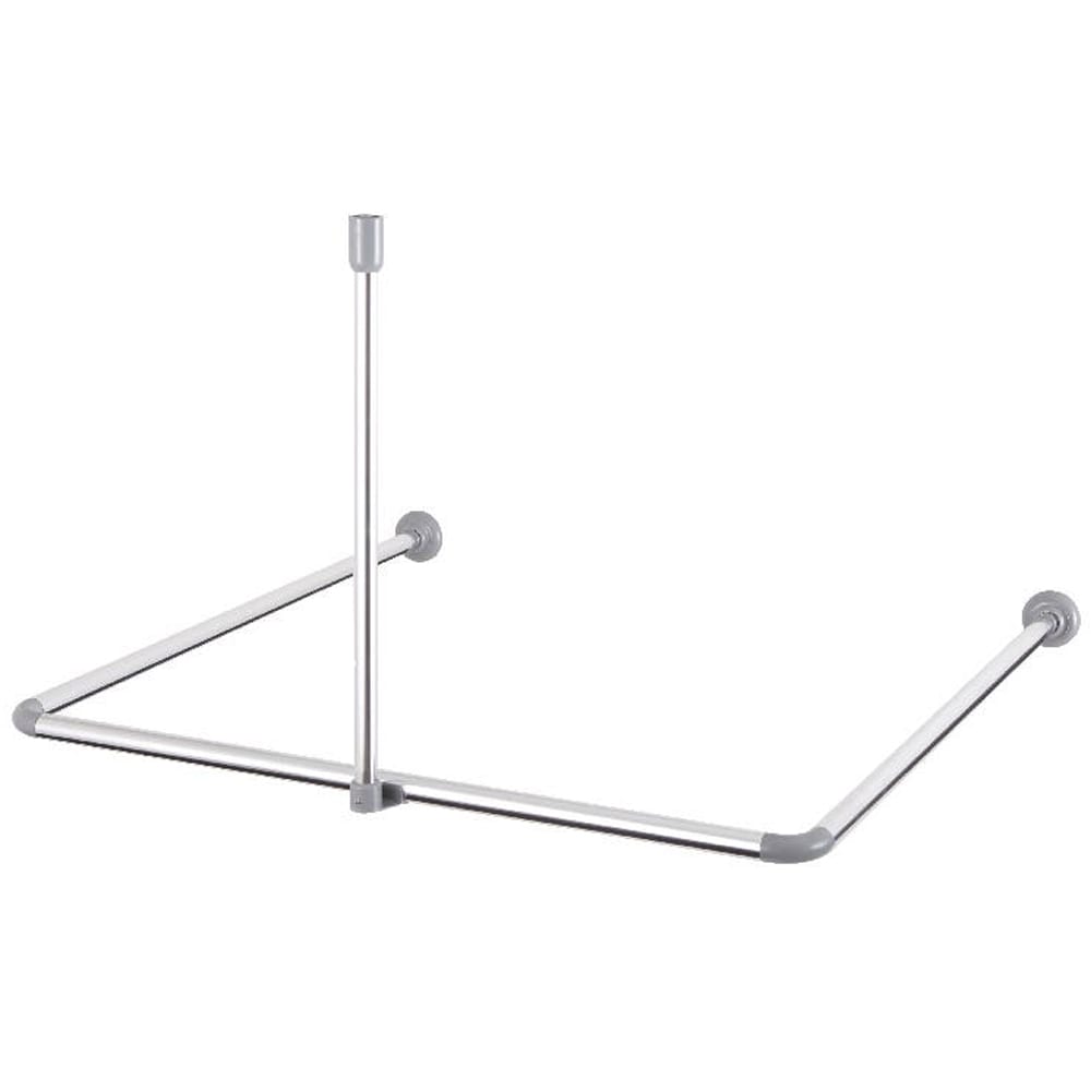 Bara perdea de dus COOKE & LEWIS Nira, 90 x 90 x 80 cm, crom