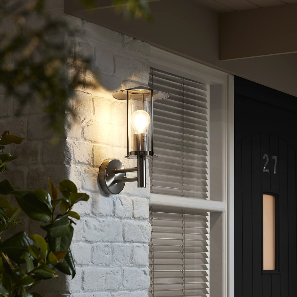 Aplica exterior BLOOMA Chignik ST1017A UP, E27, 60W, IP44, argintiu