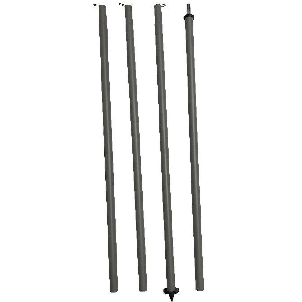 Sistem prindere copertina Blooma, otel, argintiu