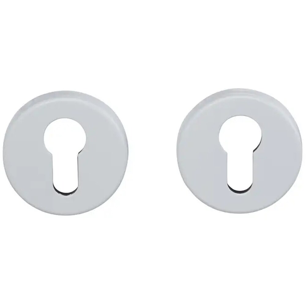Rozeta pentru cilindru design ae, aluminiu, alb