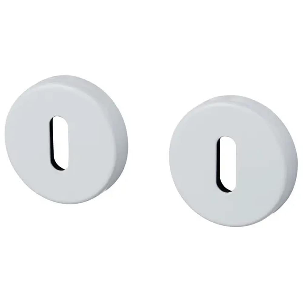 Rozeta pentru cheie design ae, aluminiu, alb