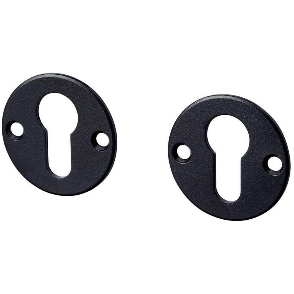 Rozeta COLOURS 100613817, aliaj de zinc, negru