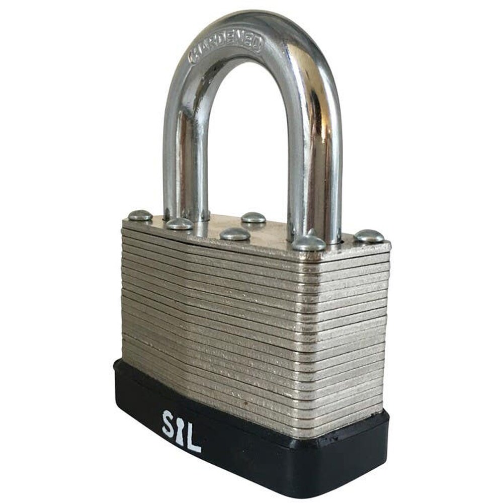 Lacat laminat SMITH AND LOCKE, otel, 40mm, argintiu