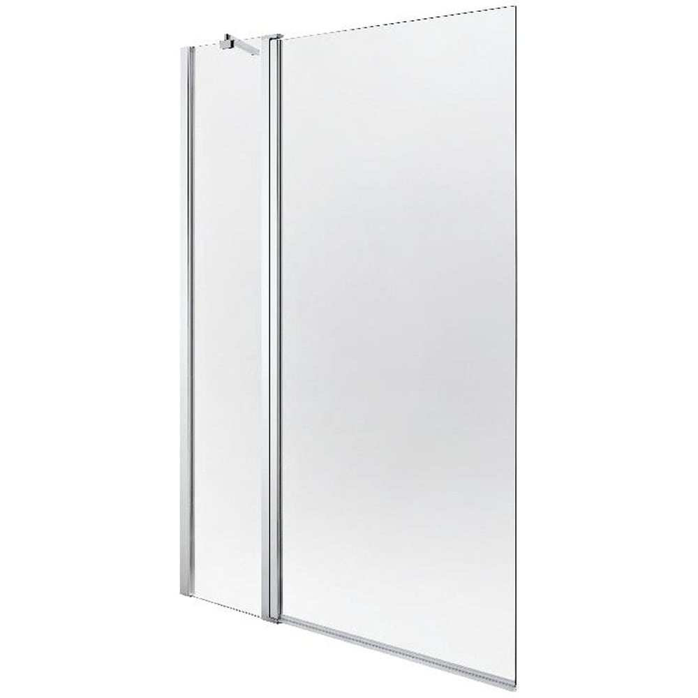 Paravan cada GOODHOME Calera, sticla securizata, 104.5 x 140 cm, transparent