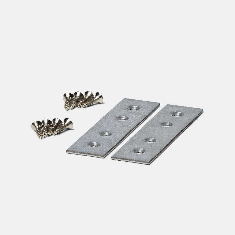 Placa de imbinare GOODHOME Caraway, otel galvanizat, 160 x 25 mm, 2 bucati
