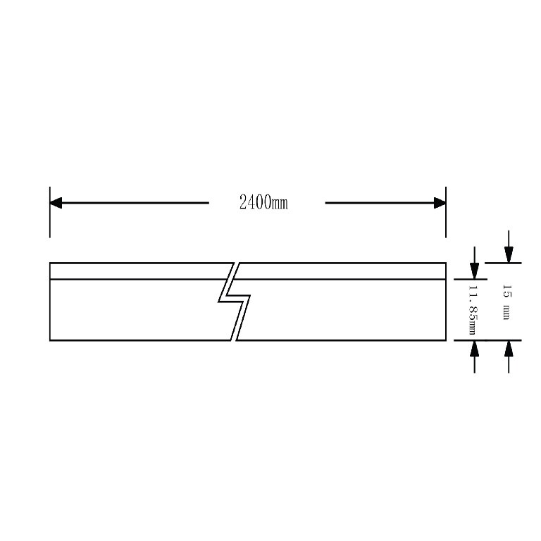 Plinta de bucatarie GOODHOME 100623811, PVC, 2.4 m, transparent