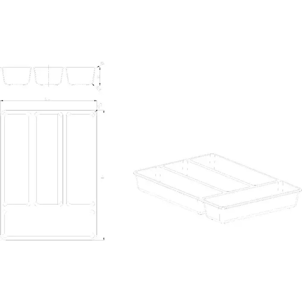 Suport tacamuri GOODHOME Nitaki 100625275, 42.4x31.4cm, gri