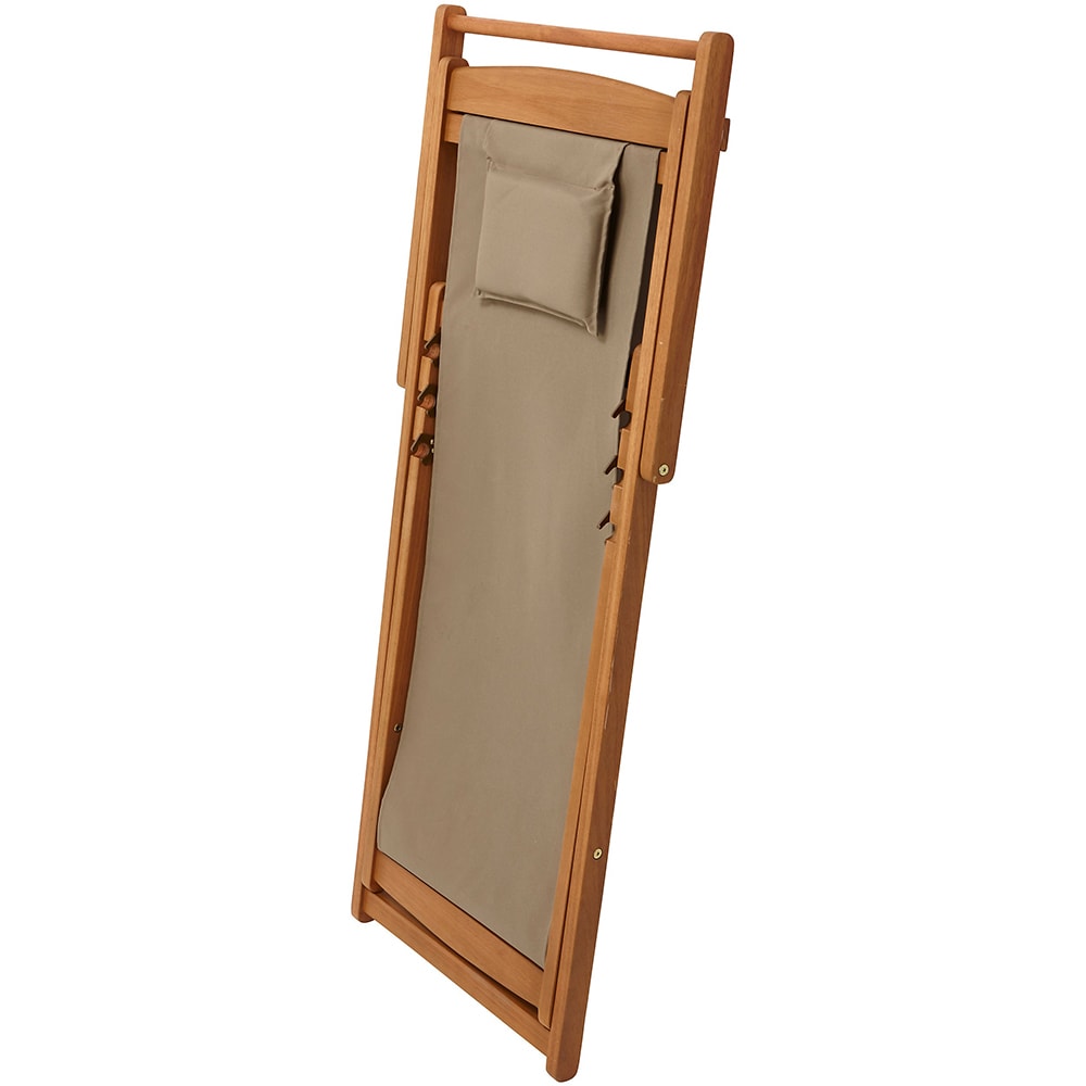 Scaun terasa GOODHOME Blooma Chilienne, lemn, 87 x 60 x 104 cm, maro