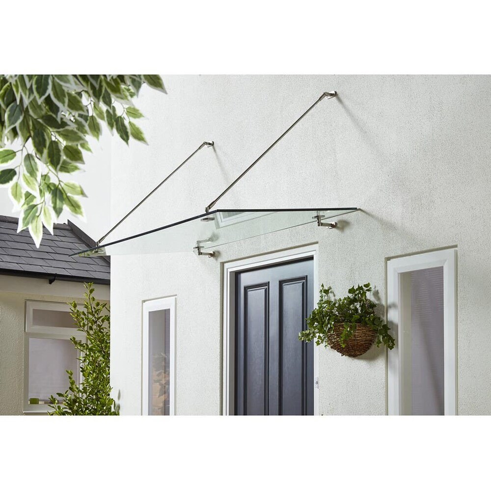 Marchiza fixa Geom Levanto, otel, 150 x 90 cm, transparent