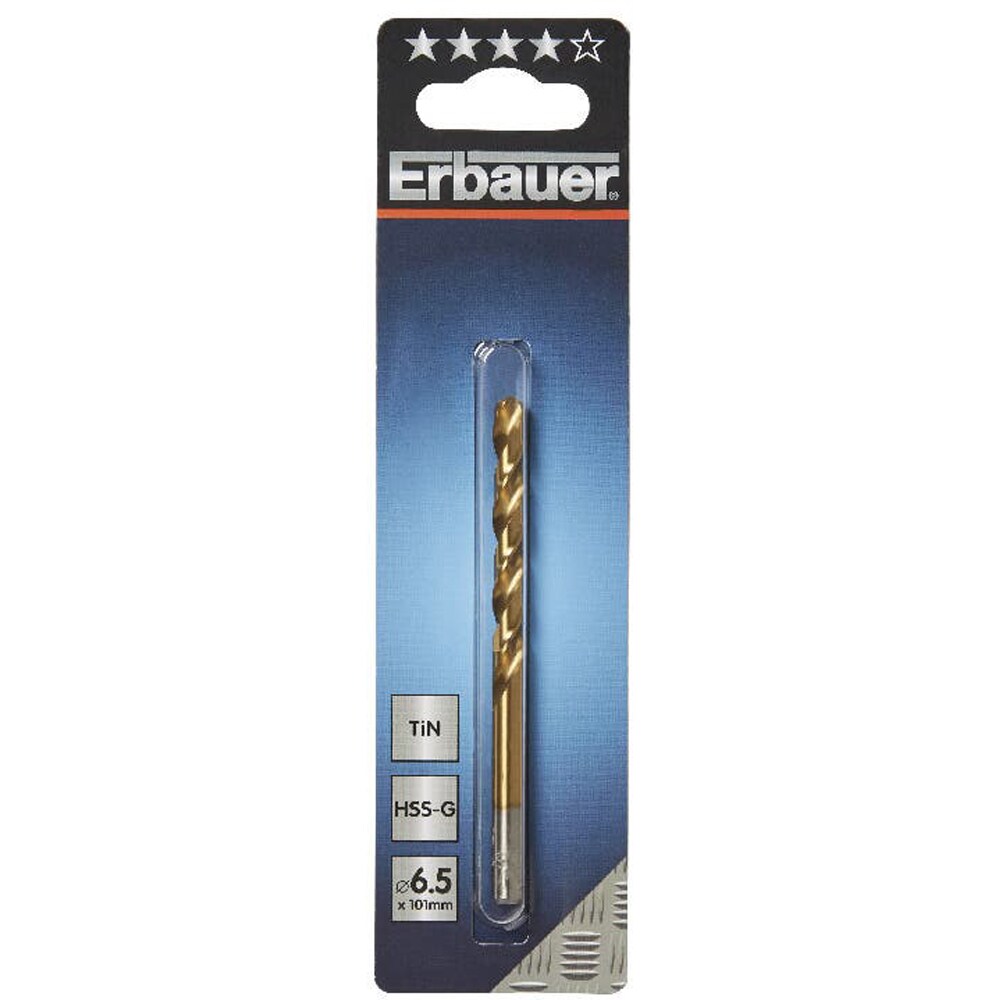 Burghiu ERBAUER, HSS TIN, 6.5mm