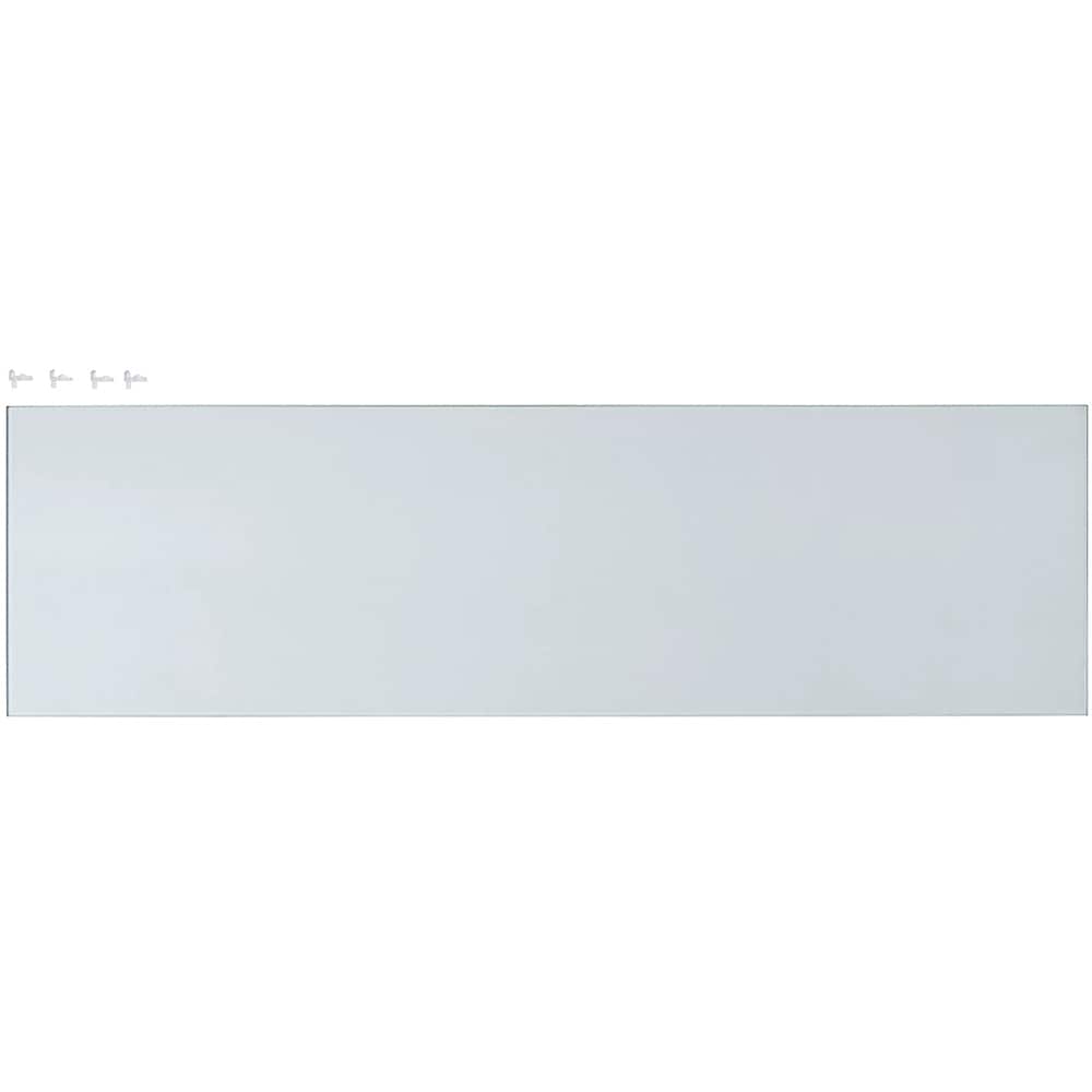 Raft dulap bucatarie GOODHOME Caraway, sticla, 95.85 x 27.35 cm, 2 bucati
