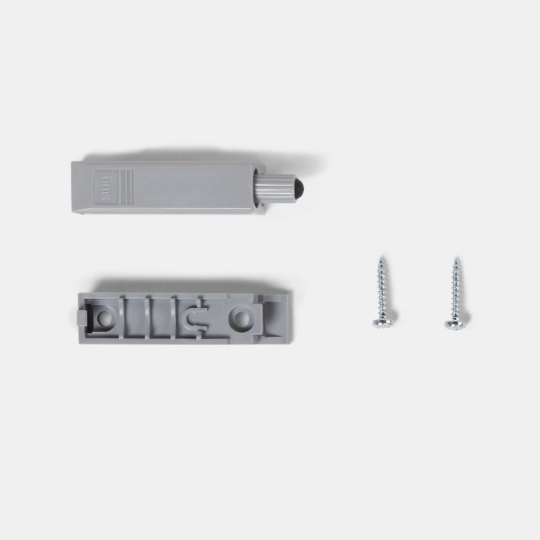 Adaptor universal Soft-Close pentru balama Titus, plastic, gri