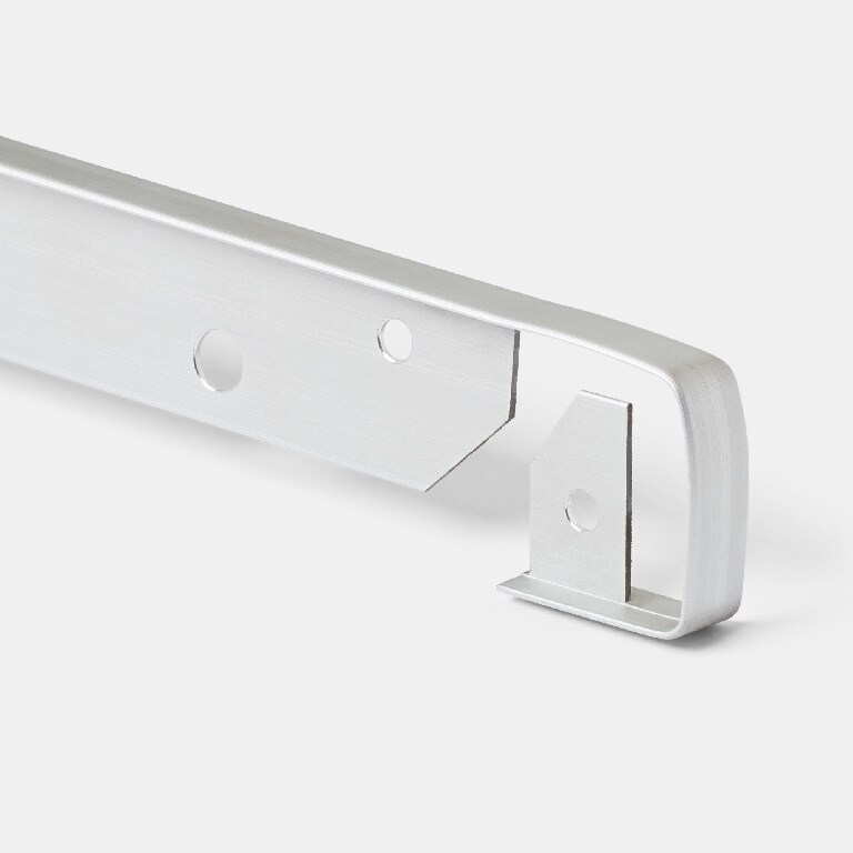 Conector de mijloc GOODHOME, 62 x 2.4 x 2.2 cm, argintiu