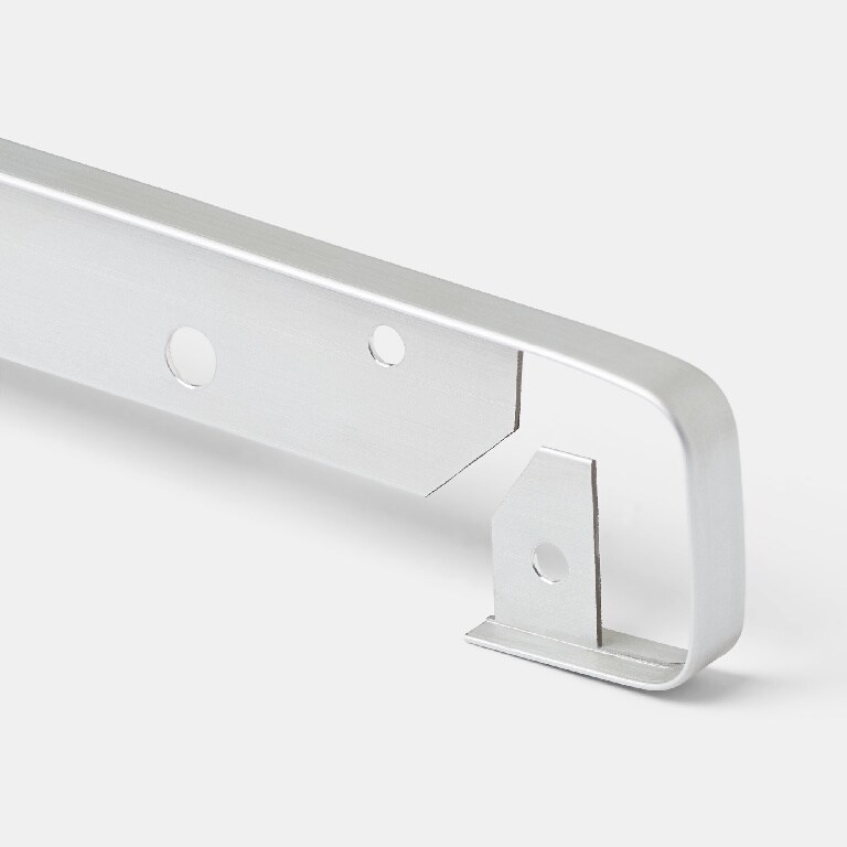 Conector blat GoodHome Nantua, 62x2.8 cm, argintiu