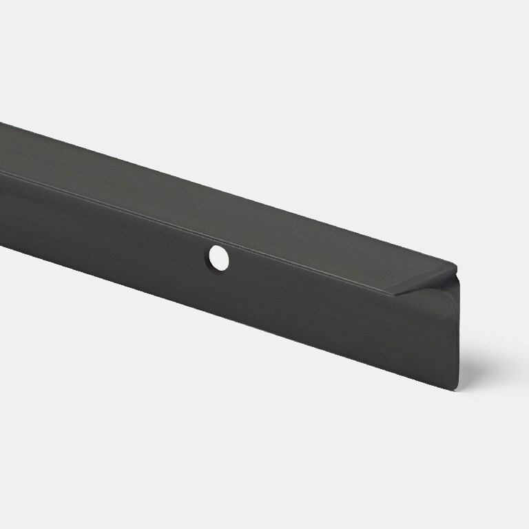 Profil imbinare blat GoodHome Nantua, 62x2.8 cm, negru
