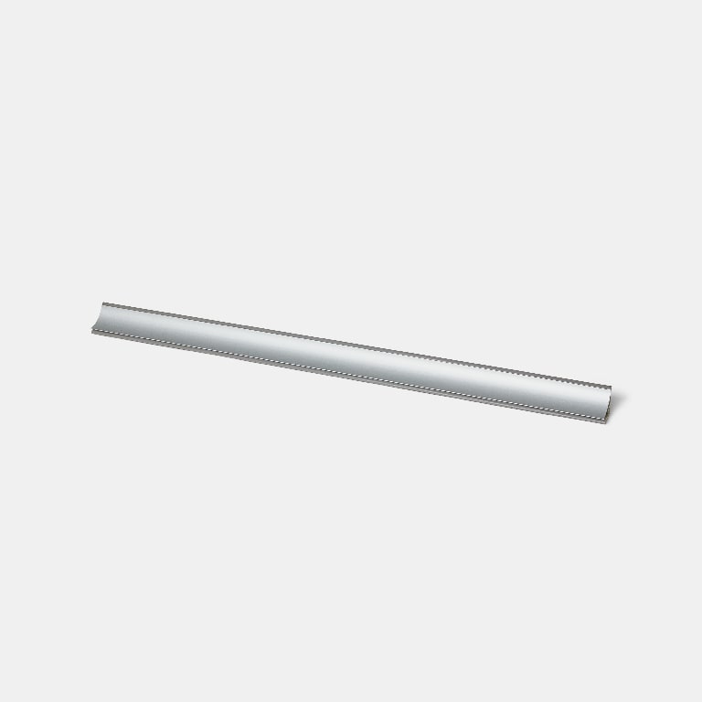 Profil pentru blat GOODHOME, 3 x 300 cm, aliaj de aluminiu si PVC, argintiu