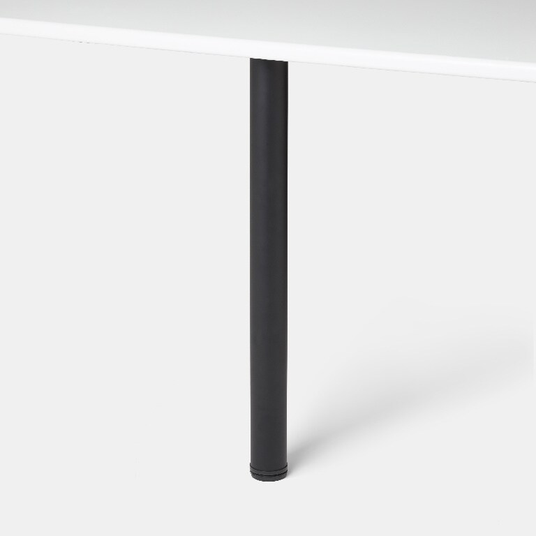 Picior blat GoodHome Nantua, 87x6 cm. negru