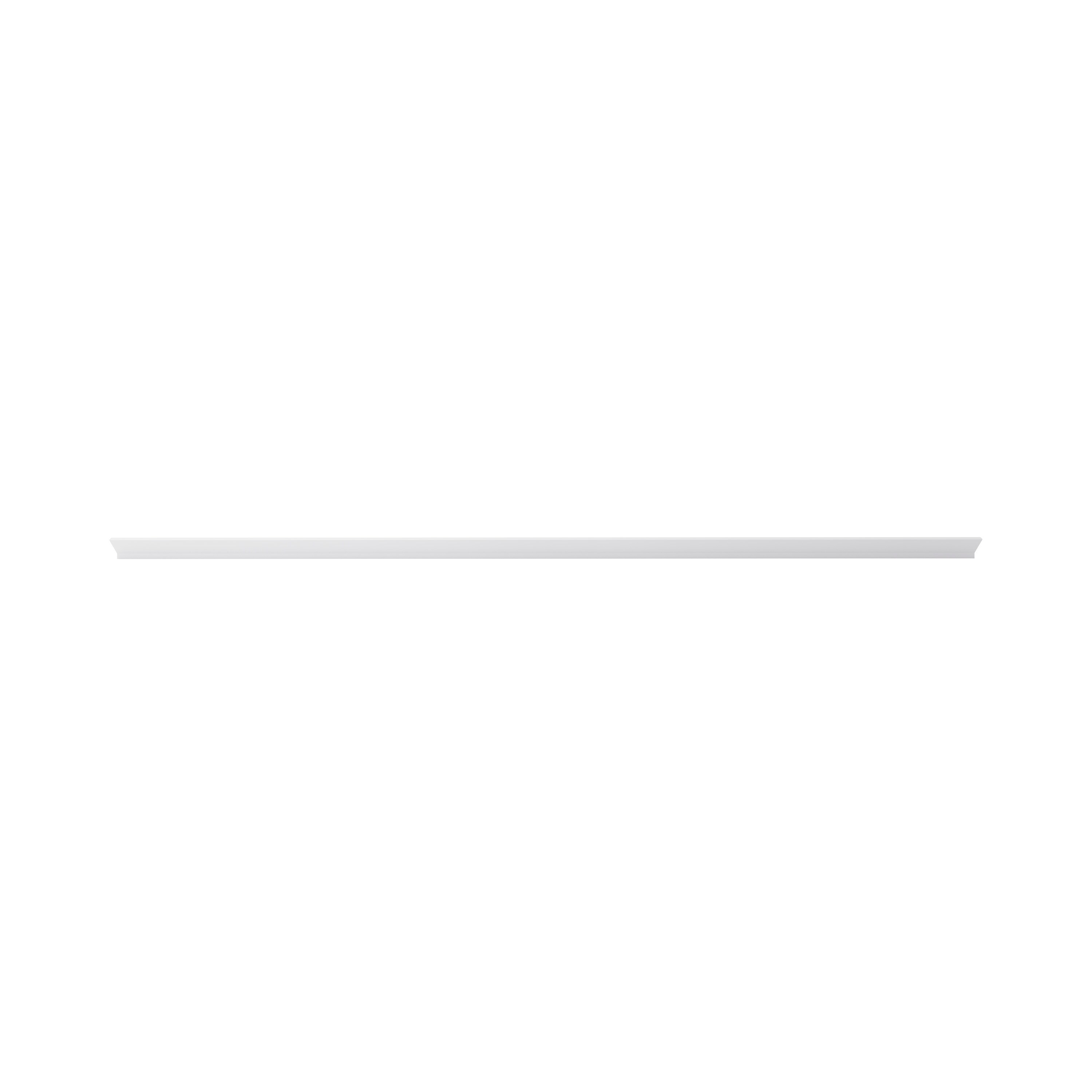 Cornisa GOODHOME Alpinia, 7.5 x 240 cm, MDF, alb mat
