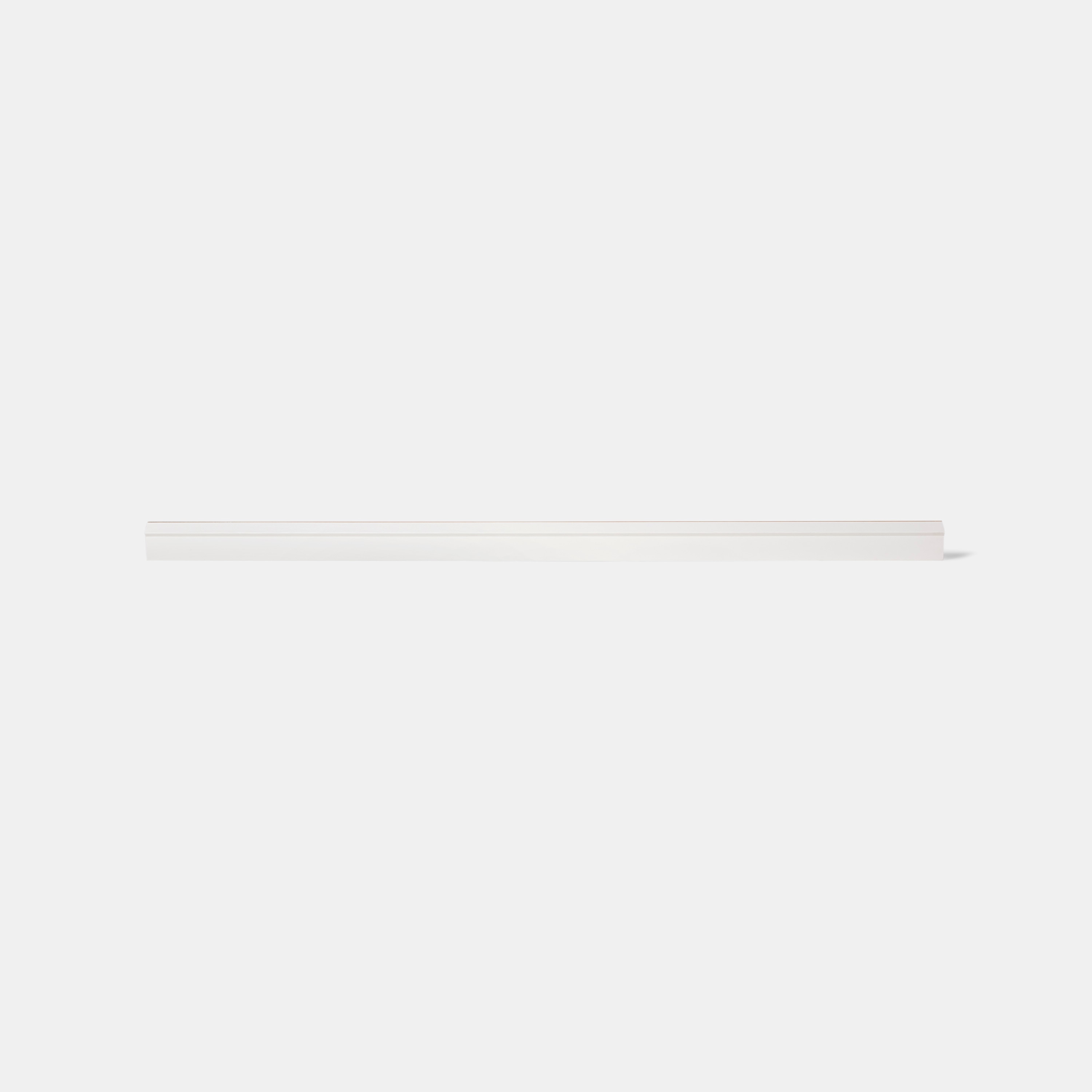 Cornisa GOODHOME Alpinia, mdf, 240 x 7.5 cm, alb ivoire