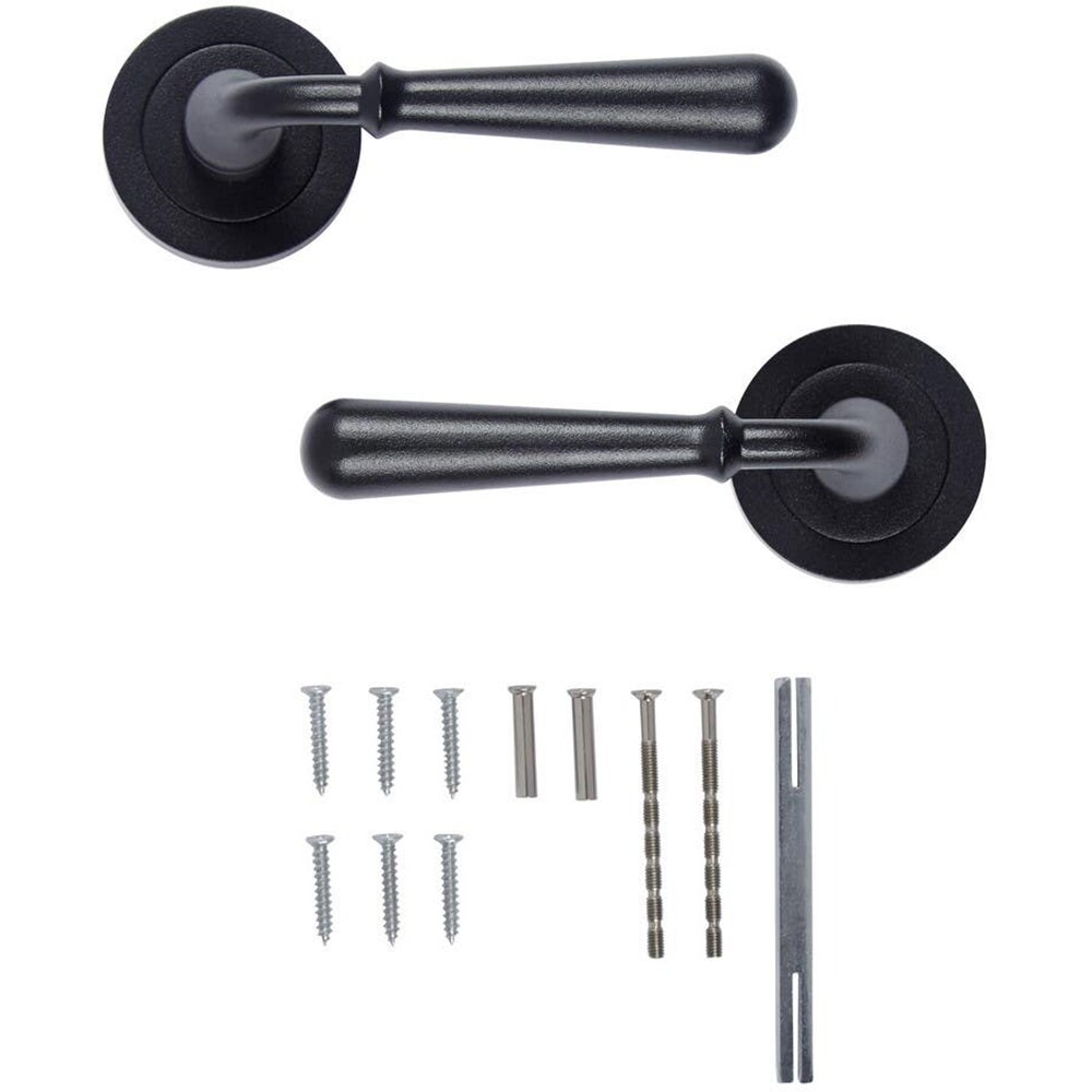 Maner usa cu rozeta COLOURS, aluminiu, negru