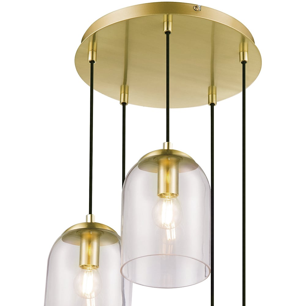 Pendul GOODHOME Thestias, E14, 28W, auriu