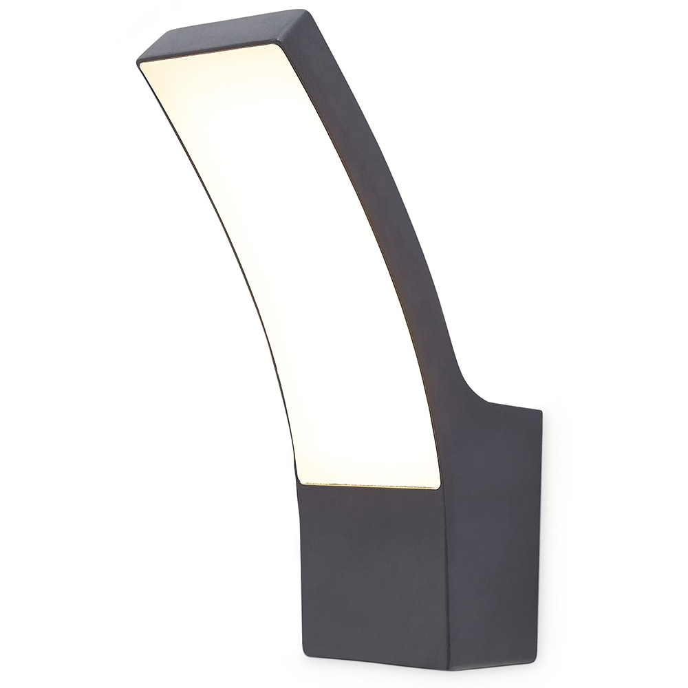Aplica exterior LED BLOOMA Gambell G09362, 12.5W, 800lm, IP44, antracit