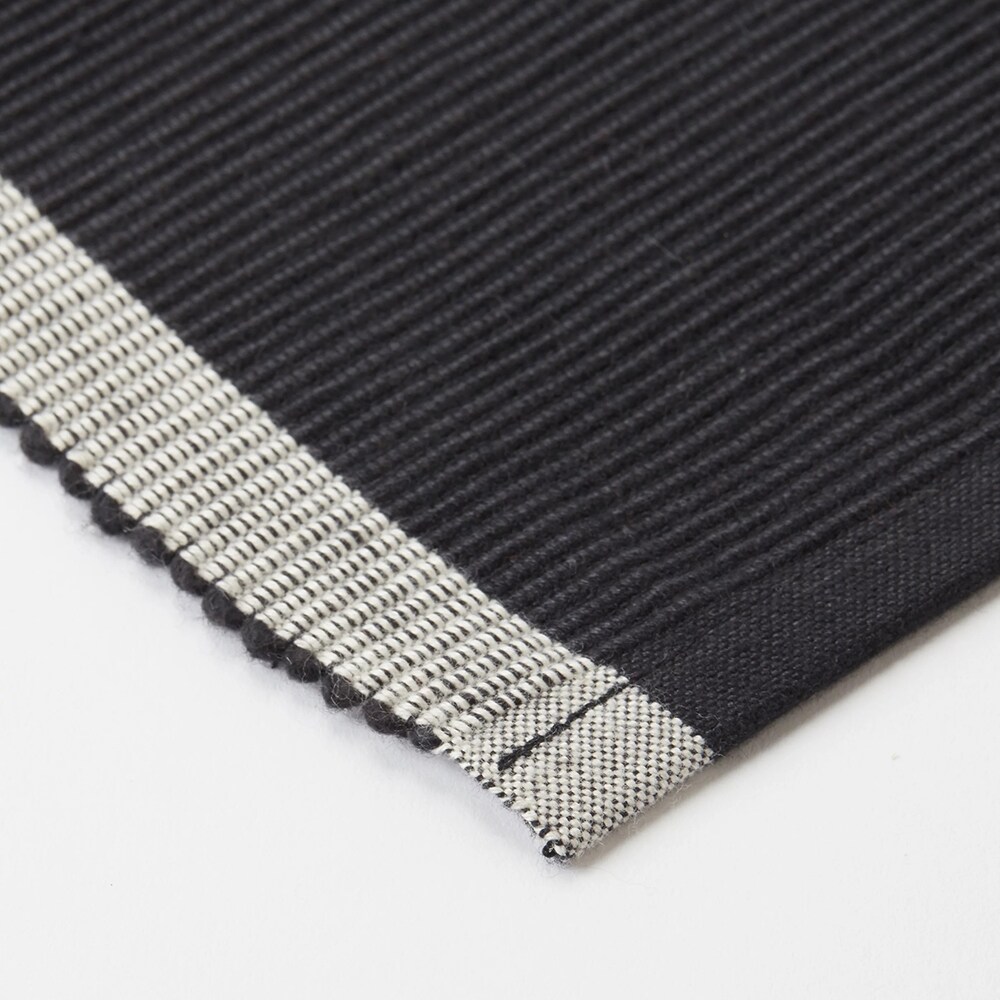 Suport farfurie BLOOMA, 30 x 50 cm, 2 bucati, negru-alb