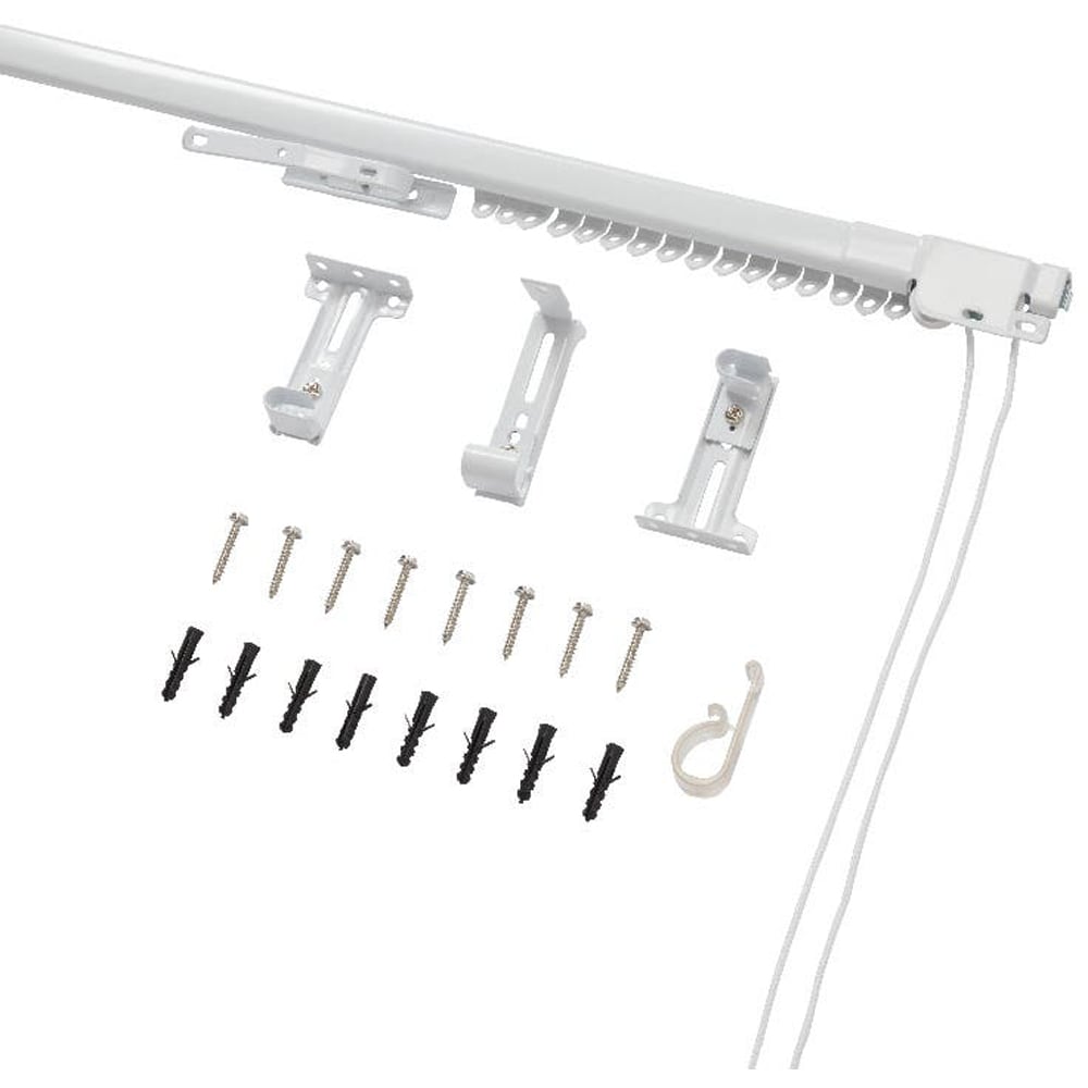 Sina simpla perdea GoodHome, extensibila, 2 m, 1 canal