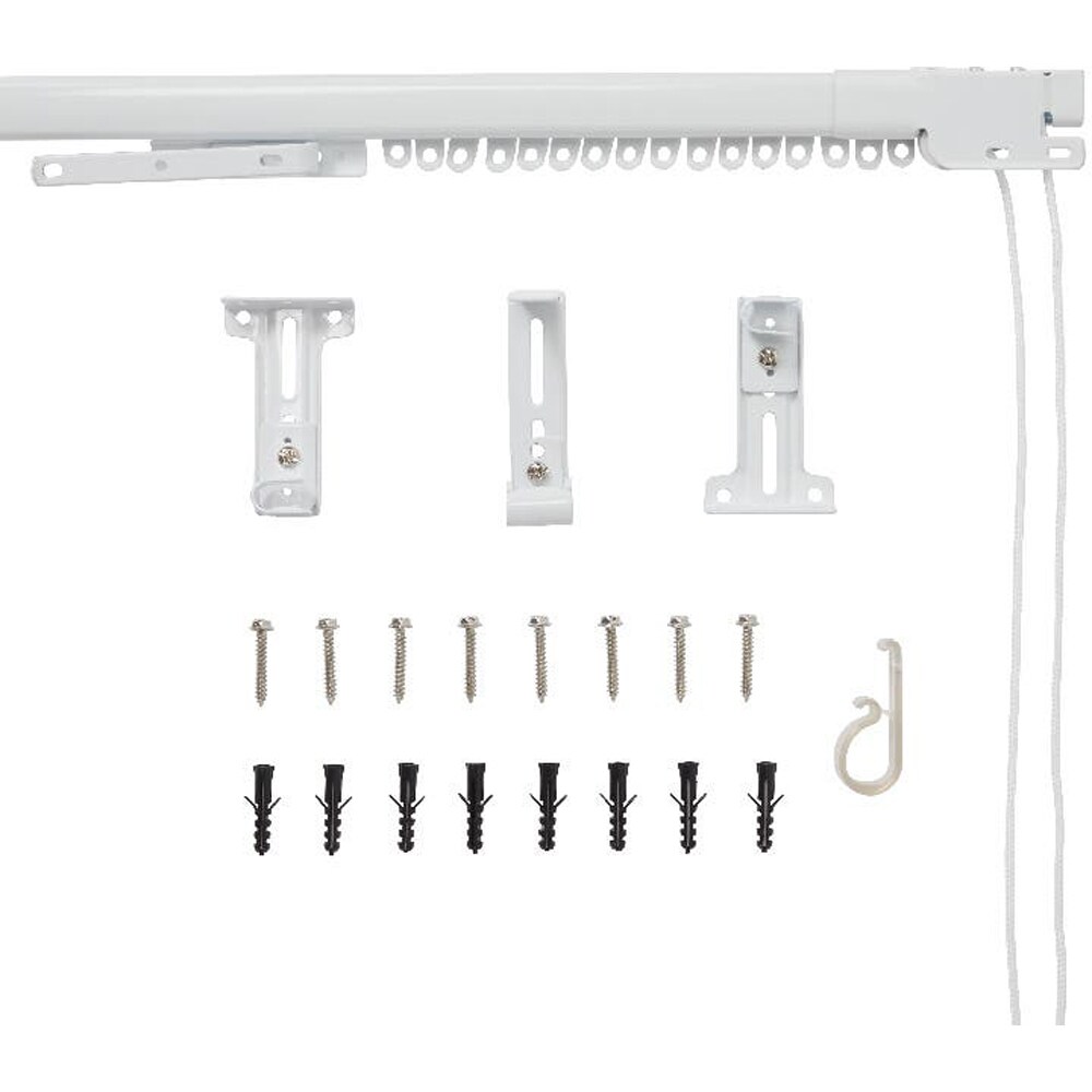 Sina simpla perdea GoodHome, extensibila, 2 m, 1 canal