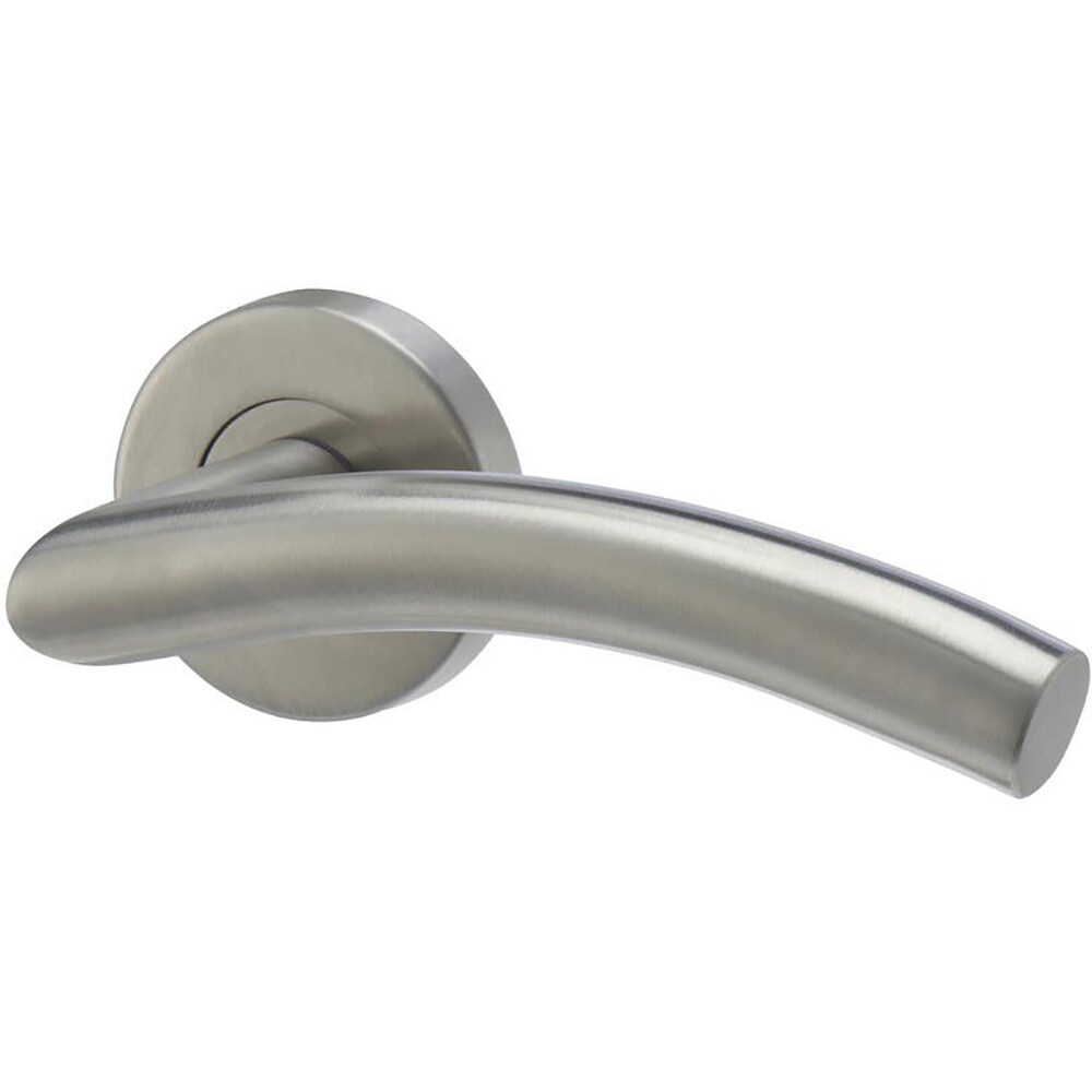 Maner usa cu rozeta COLOURS, otel, argintiu