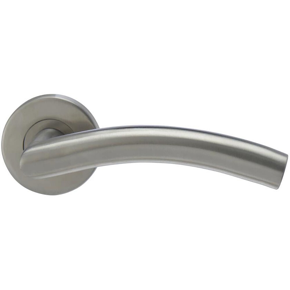 Maner usa cu rozeta COLOURS, otel, argintiu