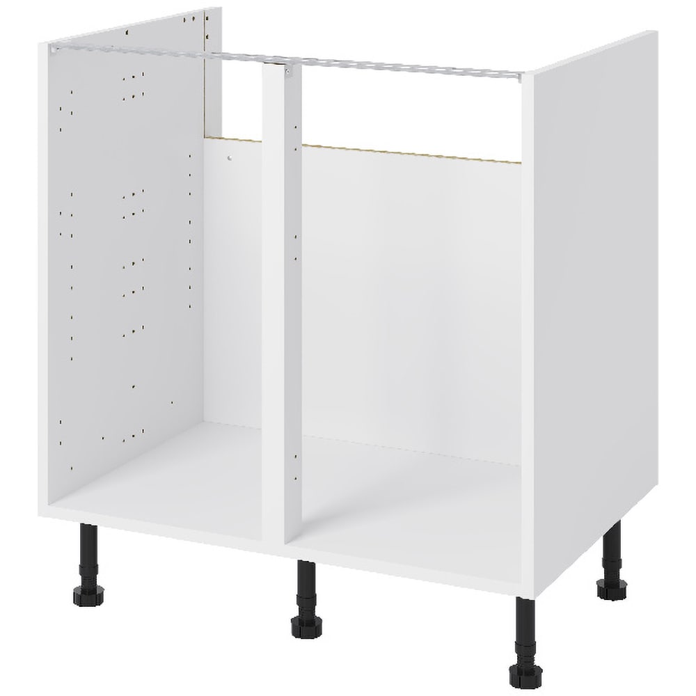 Corp inferior bucatarie GOODHOME Caraway, PAL, 80 x 57 x 72 cm, alb